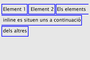Elements inline